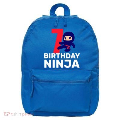 7th Birthday Ninja 16 in Basic Backpack