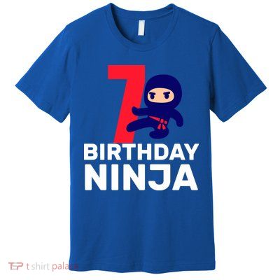 7th Birthday Ninja Premium T-Shirt