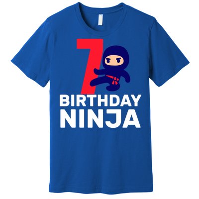 7th Birthday Ninja Premium T-Shirt