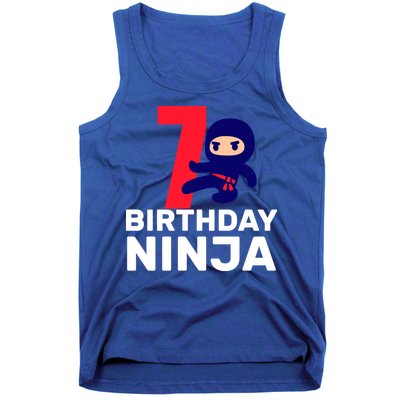7th Birthday Ninja Tank Top