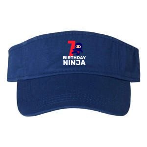 7th Birthday Ninja Valucap Bio-Washed Visor