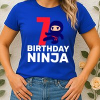 7th Birthday Ninja Womens T-Shirt