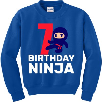 7th Birthday Ninja Kids Sweatshirt