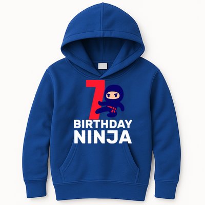 7th Birthday Ninja Kids Hoodie