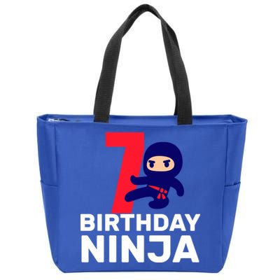 7th Birthday Ninja Zip Tote Bag