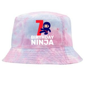 7th Birthday Ninja Tie-Dyed Bucket Hat