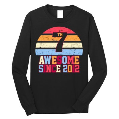 7th Birthday Vintage 7 Years Old Long Sleeve Shirt