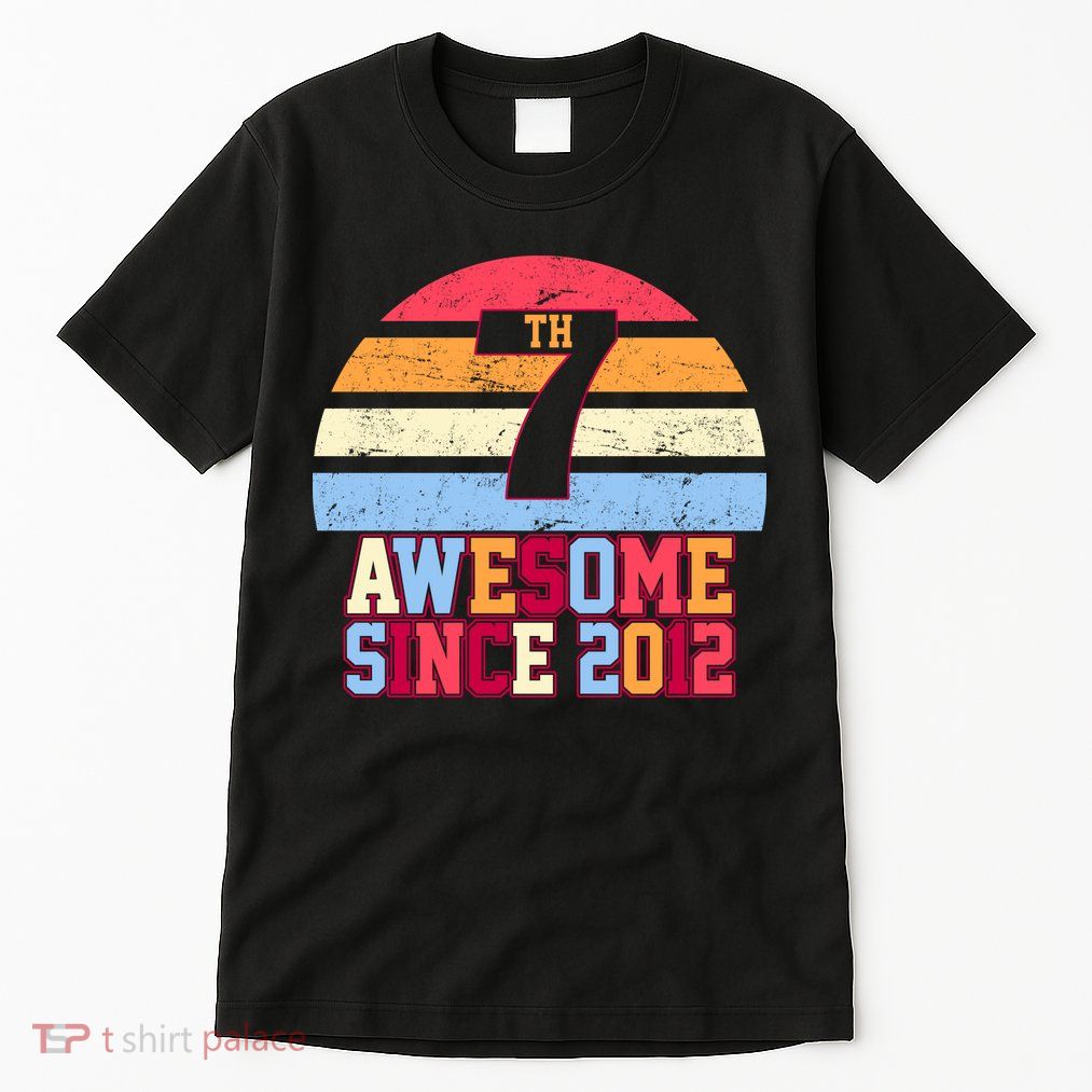 7th Birthday Vintage 7 Years Old Tall T-Shirt