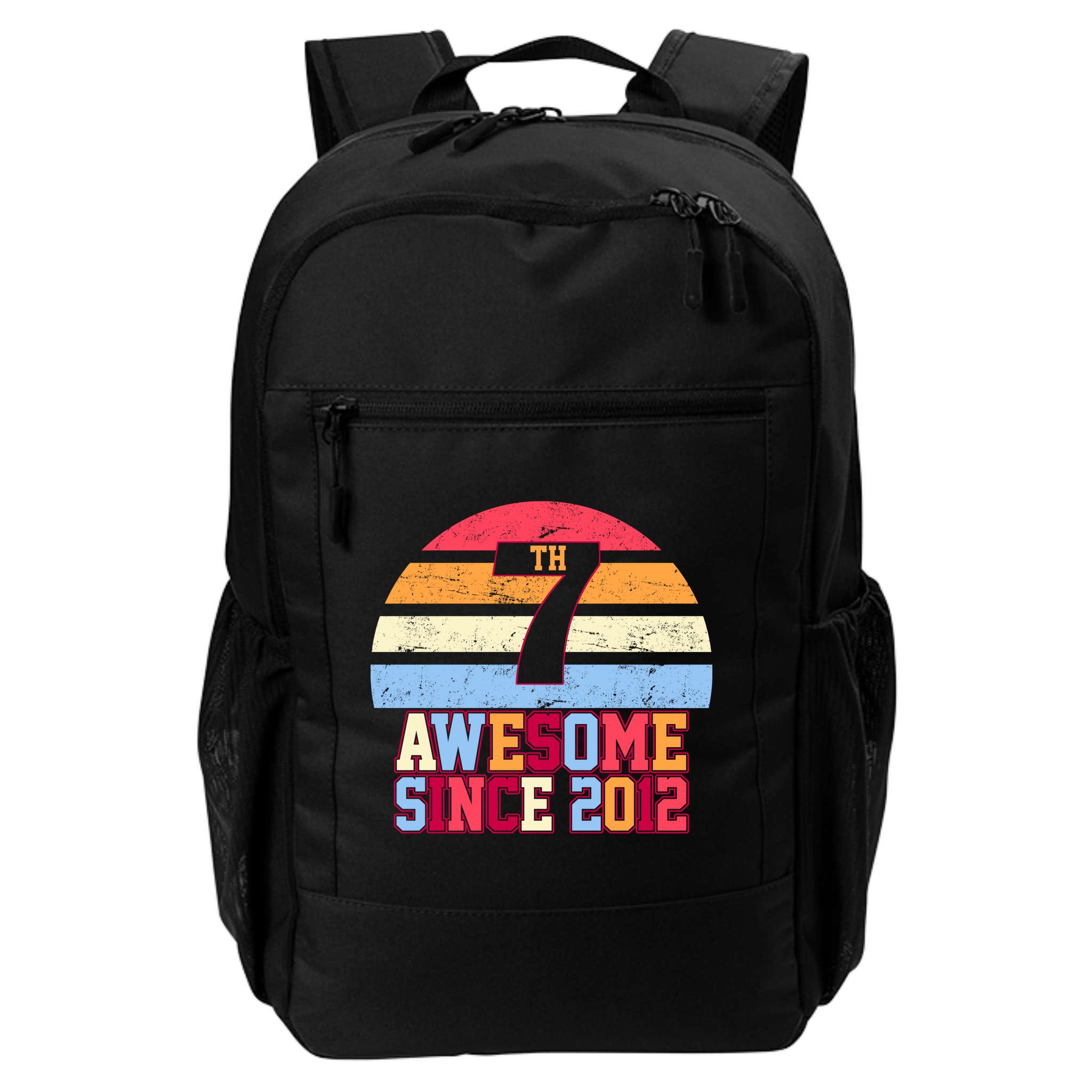 7th Birthday Vintage 7 Years Old Backpack