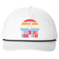 7th Birthday Vintage 7 Years Old Snapback Five-Panel Rope Hat