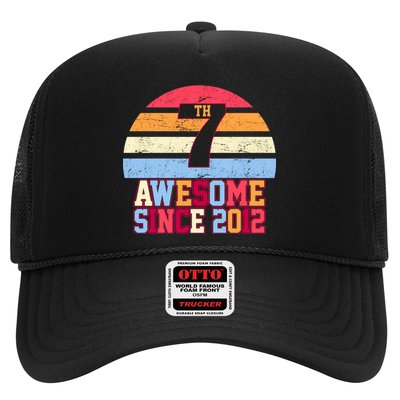 7th Birthday Vintage 7 Years Old Trucker Hat