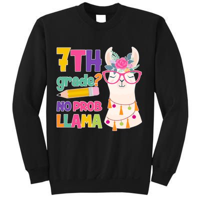 7th Grade? No Prob Llama Sweatshirt