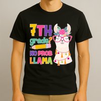 7th Grade? No Prob Llama T-Shirt