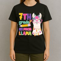 7th Grade? No Prob Llama T-Shirt