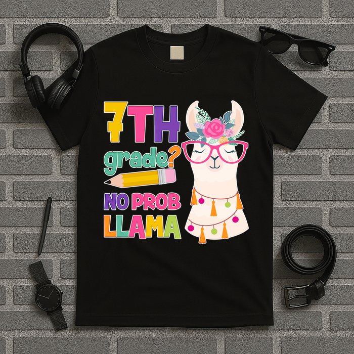 7th Grade? No Prob Llama T-Shirt
