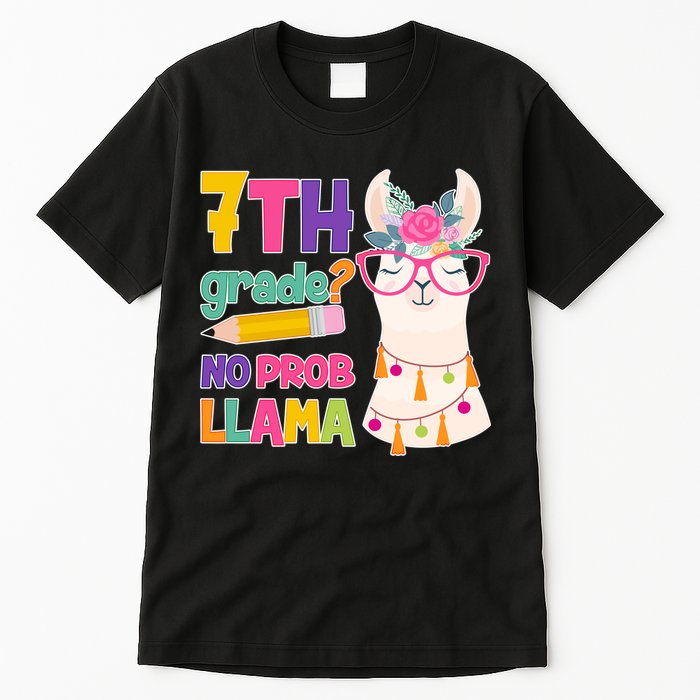 7th Grade? No Prob Llama Tall T-Shirt