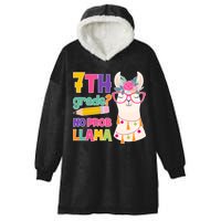 7th Grade? No Prob Llama Hooded Wearable Blanket
