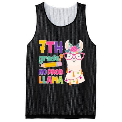 7th Grade? No Prob Llama Mesh Reversible Basketball Jersey Tank