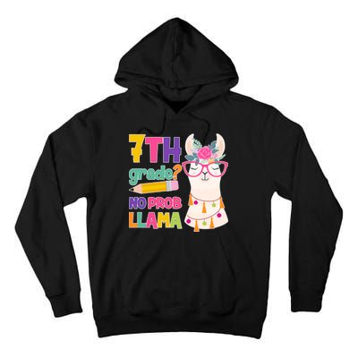 7th Grade? No Prob Llama Tall Hoodie