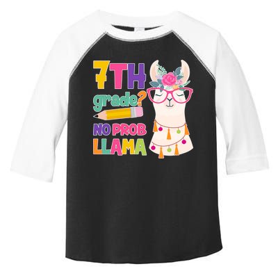 7th Grade? No Prob Llama Toddler Fine Jersey T-Shirt