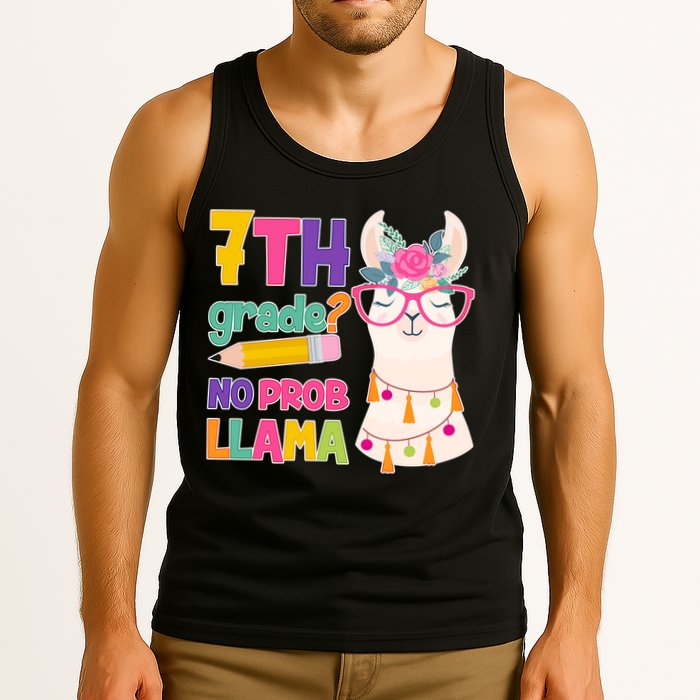 7th Grade? No Prob Llama Tank Top