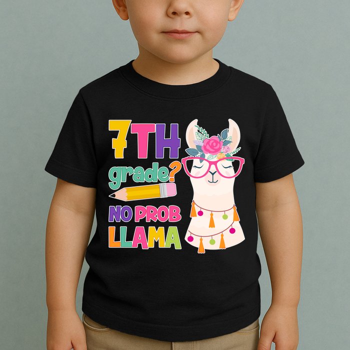 7th Grade? No Prob Llama Toddler T-Shirt