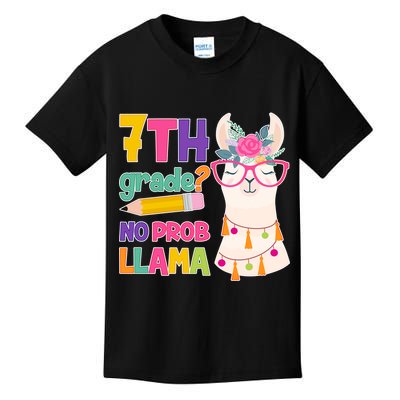 7th Grade? No Prob Llama Kids T-Shirt