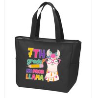 7th Grade? No Prob Llama Zip Tote Bag