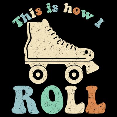 70's This Is How I Roll Vintage Retro Roller Skates Shirt T-Shirt