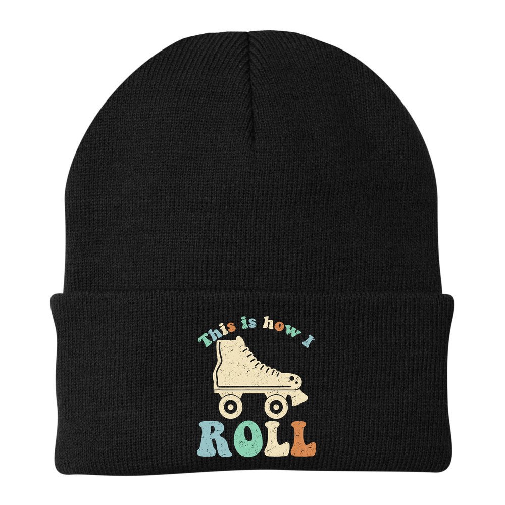 70's This Is How I Roll Vintage Retro Roller Skates Shirt Beanie