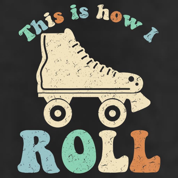 70's This Is How I Roll Vintage Retro Roller Skates Shirt Beanie