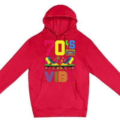 70s Vibe 1970s Fashion Theme Party Outfit Seventies Costume Premium Pullover Hoodie