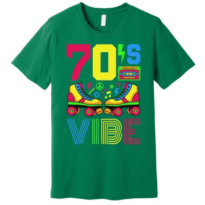 70s Vibe 1970s Fashion Theme Party Outfit Seventies Costume Premium T-Shirt