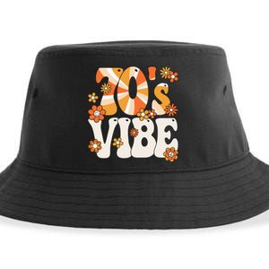 70s Vibe 70s Peace Groovy Hippie 70s Theme Party Sustainable Bucket Hat