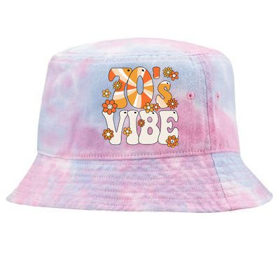 70s Vibe 70s Peace Groovy Hippie 70s Theme Party Tie-Dyed Bucket Hat