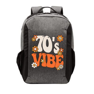 70s Vibe 70s Party Outfit Groovy Hippie Peace Retro Vector Backpack