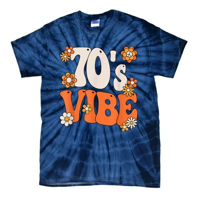 70's Vibe Costume 70s Party Outfit Groovy Hippie Peace Retro Tie-Dye T-Shirt