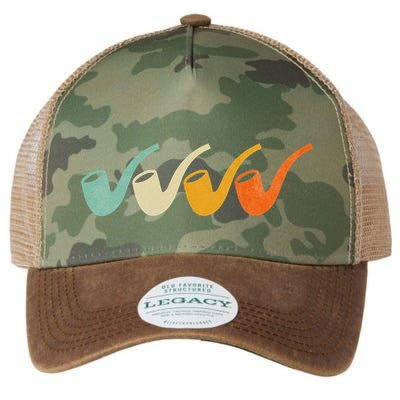 70s Vintage Retro Pipe Smoking For Pipe Smoker Legacy Tie Dye Trucker Hat