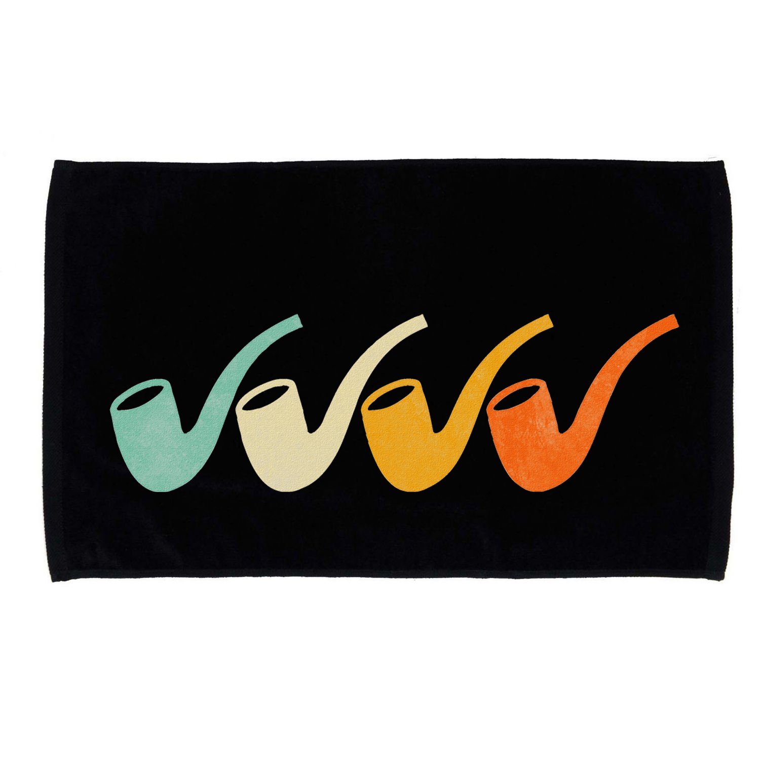 70s Vintage Retro Pipe Smoking For Pipe Smoker Microfiber Hand Towel