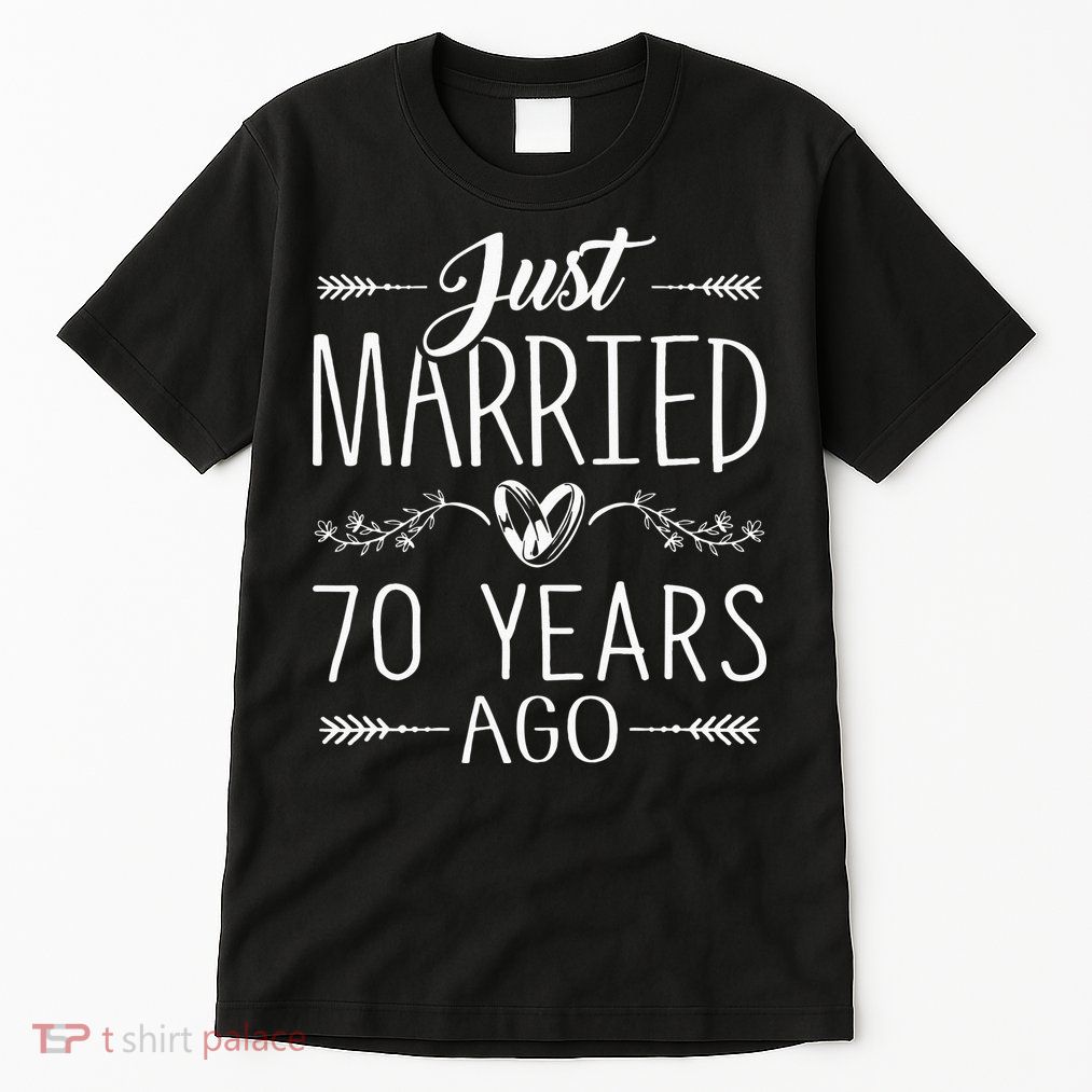 70th Wedding Anniversary 70 Years Marriage Matching Tall T-Shirt