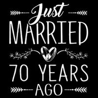 70th Wedding Anniversary 70 Years Marriage Matching 16 in Basic Backpack