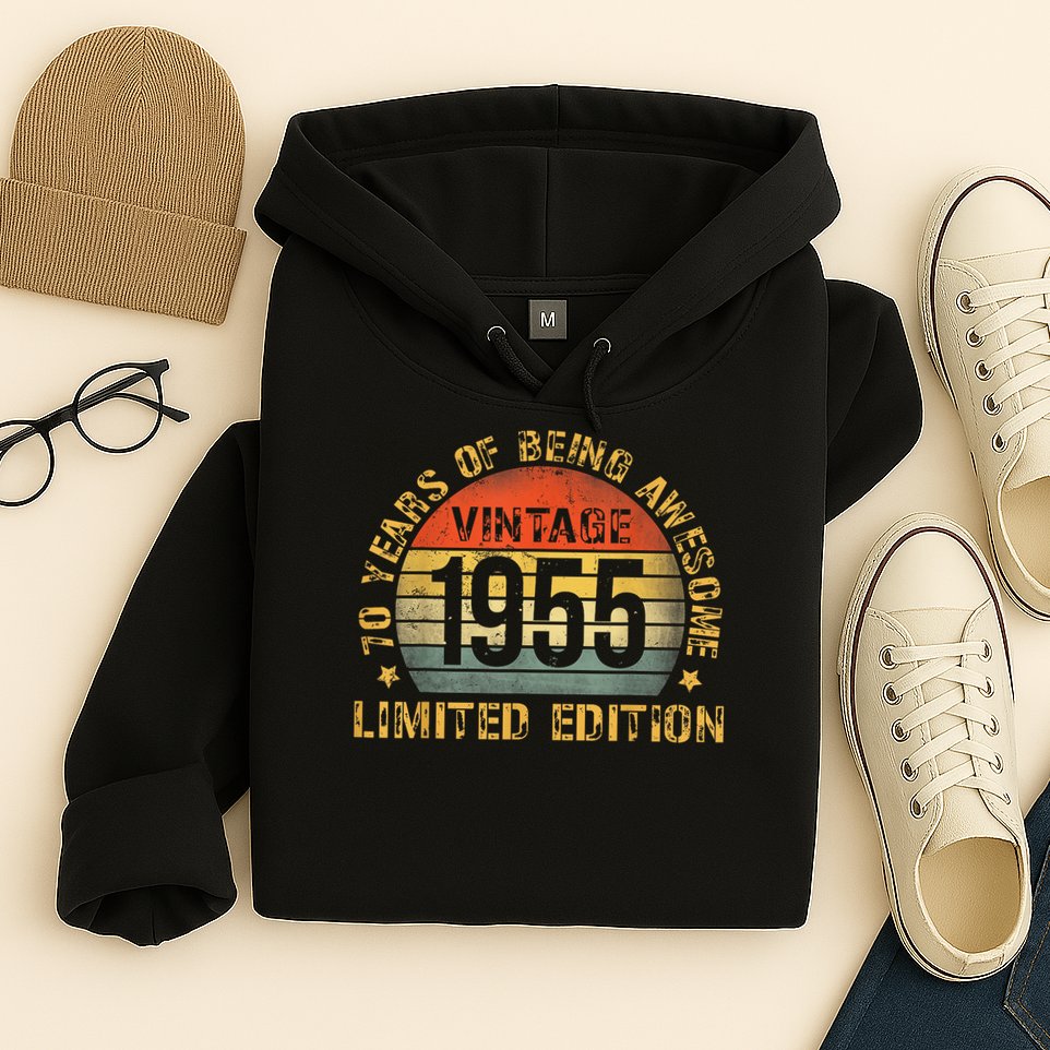 70 Year Birthday Decorations Gag 70yr 1965 70th Birthday Hoodie