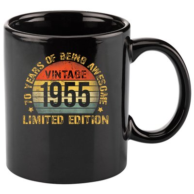 70 Year Birthday Decorations Gag 70yr 1965 70th Birthday 11oz C Handle Ceramic Mug
