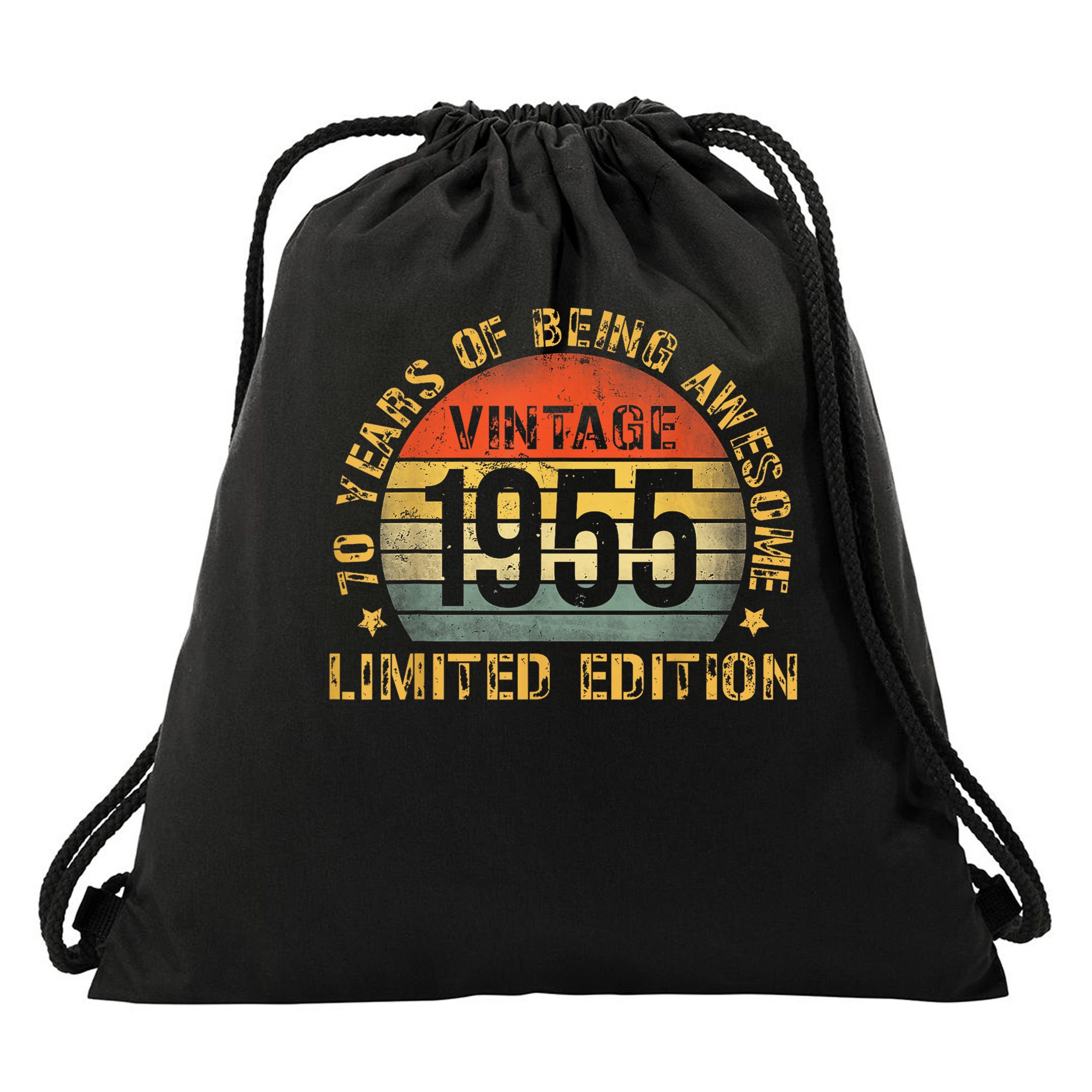 70 Year Birthday Decorations Gag 70yr 1965 70th Birthday Drawstring Bag