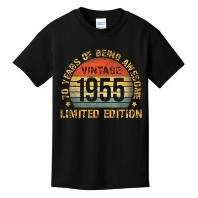 70 Year Birthday Decorations Gag 70yr 1965 70th Birthday Kids T-Shirt