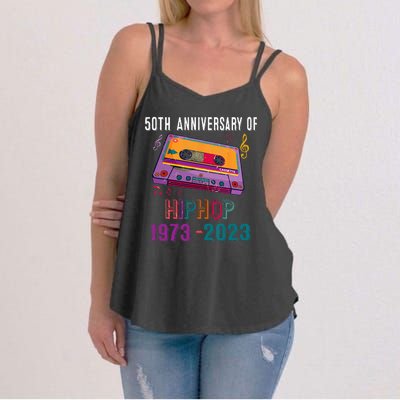 73 Years Hip Hop Vintage Retro 73rd Anniversary Celebration Women's Strappy Tank