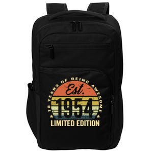 70 Years Of Being Awesome Est 1954 Limited Edition Impact Tech Backpack