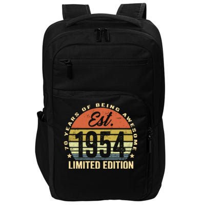 70 Years Of Being Awesome Est 1954 Limited Edition Impact Tech Backpack