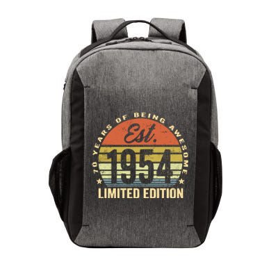 70 Years Of Being Awesome Est 1954 Limited Edition Vector Backpack