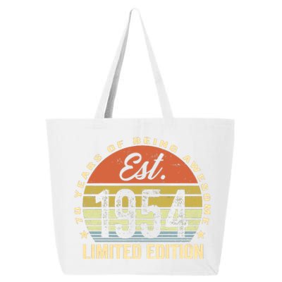 70 Years Of Being Awesome Est 1954 Limited Edition 25L Jumbo Tote